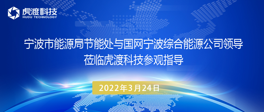 宁波市能源局节能处与国网宁波综合能源公司领导莅临虎渡科技参观指导